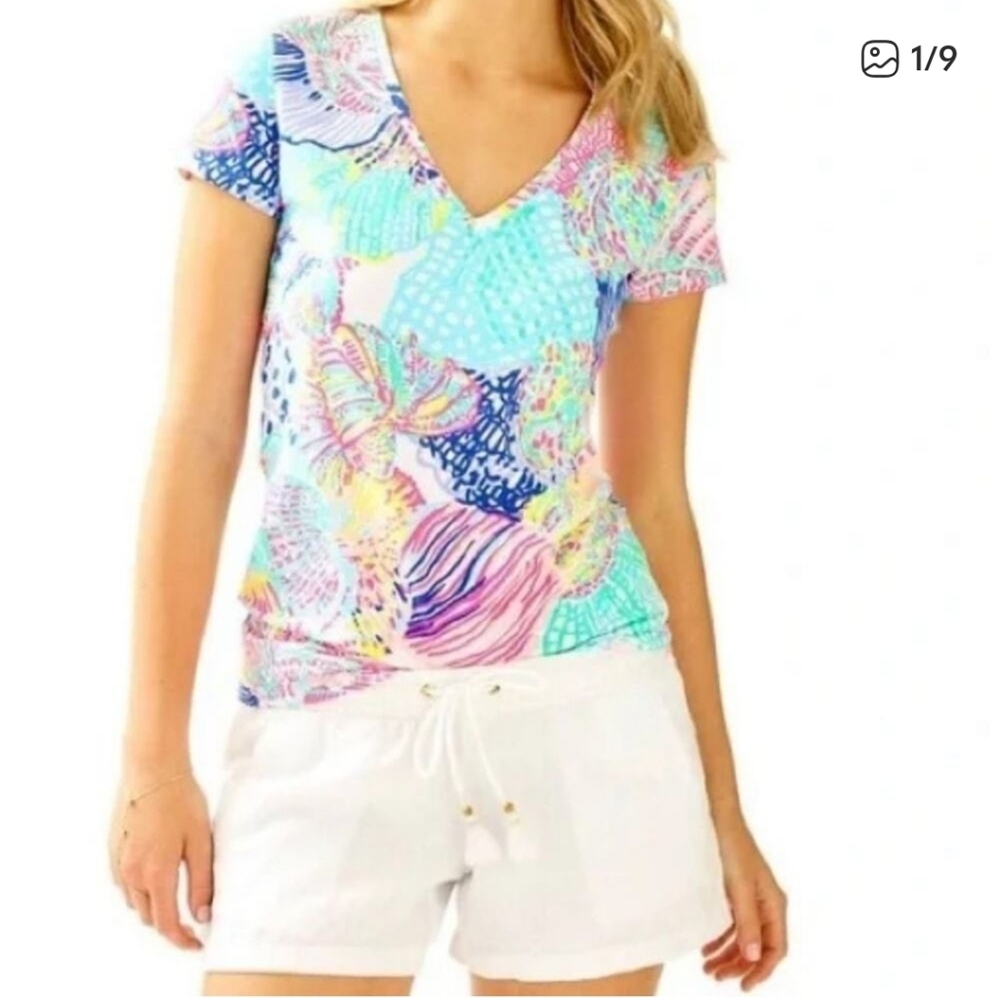 Lilly Pulitzer Roar of the Seas Print Michelle Top